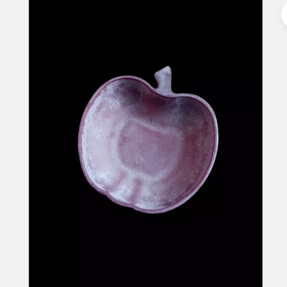 VINTAGE Hazel Atlas Platonite Orchard Ware APPLE Salad Bowl Serving Set of 2 - Picture 8 of 10